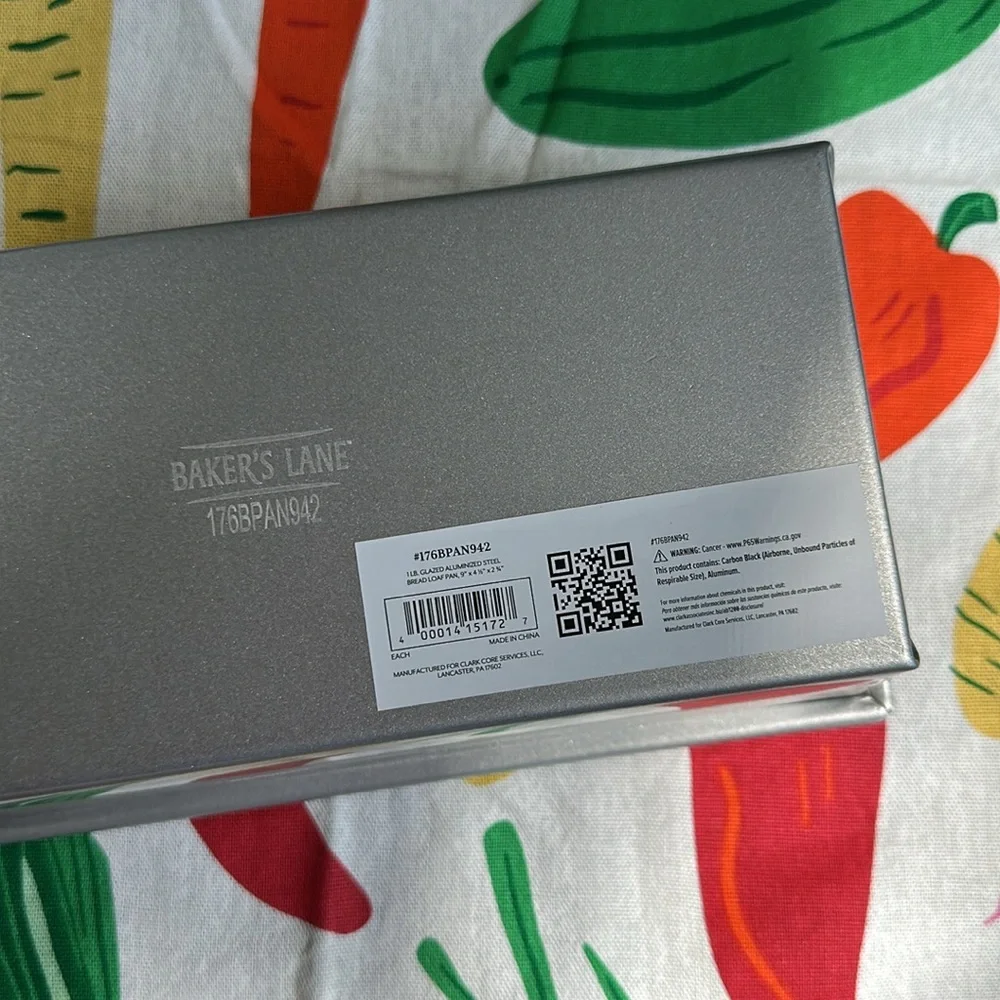 NEW Baker's Lane 1 lb. Aluminized Steel Bread Loaf Pan